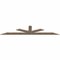 Ekena Millwork Saratoga Smooth Timber Gable Bracket, Douglas Fir, 108"W x 22"H x 1 1/2"D x 5 1/2"F, 5/12 Pitch GBW108X22X0206SAR00SDF - alternate 2